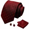 Мужские галстуки красных горошек свадебный галстук для мужчин галстук дизайнер