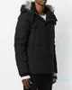 Designer-Top Brand Big Wolf Fur Men's Down Parka Winter Jacket Arctic Navy Black Green Red Bluzy Zewnątrz Wysyłka