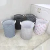 Pattern Ins Storage Baskets Clothing Organization Canvas Laundry Bag Bins Kids Room Toys Storage Bags Bucket T9I001146