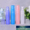 1 stks 5ml draagbare lege plastic frosted pomp spray parfum pen flessen navulbare verstuiver reizen flesjes mist spuitbeugelcontainers