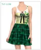 夏のドレスTly1136 St.Patrick Day Fashion Seveless印刷女性用S-XLのカジュアルドレス
