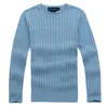 mens sweater crew neck mile wile polo mens classic sweater knit cotton Leisure warmth sweaters jumper pullover 8 colors