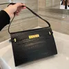 Umhängetasche für Damen, Baguette-Tasche, einzelne Umhängetasche, klassische Handtasche mit Klappe, Handtasche aus echtem Leder, Business-Geldbörse, Mehrzweck-Geldbörse