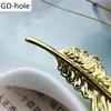 Party Decoration 1pcs Feather Bookmark Wedding Gifts School Supplies Book Markers Metal Chinese Style Vintage Marker Nice
