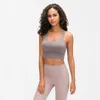 Yoga Outfits Nakedfeel Strappy Sports Bra For Women Longline Medium Support Yoga Bra Top Padded Fitness Crop Top9013988