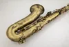 TENOR SAXOPHONE BB TUNE ANTIQUE Copper Shell Decoration Professionell musikinstrument med fallmunstycke Golves tillbehör