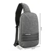 Taillentaschen FGGS-Kingsons Männer Brusttasche Einzelne Schulter Rucksack Herren Umhängetasche Casual Messenger Klein für Reisen