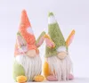 Mignon lapin jouets en peluche pour Pâques Handmae Gnome lapin lapin poupée ornements vacances maison fête décoration