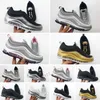 Max 97 Hava Yastığı 97 s Deri ve Örgü Çocuk Nefes Koşu Sneakers 97 OG TPU Dahili Hava Çocuklar Açık Havada Yastıklama Atletik Ayakkabı