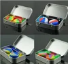 Herbruikbare siliconen kit set met 5 ml * 2 dab siliconen containers wax titanium dabber tool voor wax dabs potten roestvrij in klein tin