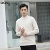 Men's cashmere autumn and winter sweater half high neck sweater warm base sweater basic solid color long sleeve classic Y0907