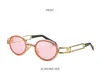 2021 Metal diamond sunglasses women fashion Vintage steampunk round chain uv400 Eye eyeglasses sun glasses3017846