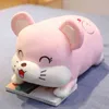 40-90cm 귀여운 햄스터 돼지 마우스 플러시 장난감 소프트 가와이 동물 베개 사랑스러운 인형 아이들을위한 어린이 소녀 선물 소파 장식 Y211119