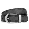 Äkta läderbälte för män och kvinnor Mode Pin Spänne Plaid Beltshigh Quality Cowhide Designer Bälten