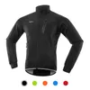 Men Cycling Jacket Waterproof Windproof Thermal Fleece Bike Jersey MTB Bicycle Riding Running Autumn Winter Jacket Coat