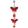 Yyjff D0090 Bowknot Belly Belly Ring Ring Mix Colours
