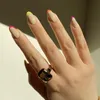 Zestawy sztuki do paznokci 24 sztuk / pudełko kolorowe graffiti migdałowe fałszywe paznokcie noszone sztuczne fałszywe fałsze wskazówki naciśnij na narzędzia manicure