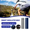500ml Termo Water Bottle Stainless Steel Smart Temperature Led Display Vacuum Travel Mug Garrafa Termica Termos Para Agua 210907