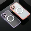 Metel Magnetic Case Case для iPhone 11 12 Pro Max X XS XR 8 для магнитного зарядного устройства защитная крышка беспроводной бамбур тонкий Capa