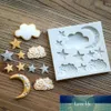 Star Moon Cloud Shape Silicone Mold 3D för fondantform Dekorera bakning av chokladkaka Gummy Mold Tools Appliance T1M97107044