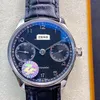 Bonito de de última geração ZF masculino português Sete Mechanical Watch Classic atmosférico Business Watch Presente para homens Fashion281u