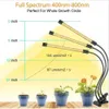 2022 Nowa lampa wzrostowa Roślina LED Full-Spectrum Grow Light with Timer Regulowany Gęsienek, 0-24 godzin Timer, 4 tryby przełączania, 10% -100% ustawienie jasności