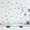 Muurstickers ins aquarel kleurrijke golf dot baby meisjes slaapkamer woonkamer kwekerij decal kleuterschool polka dots home decor