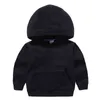 INPEPNOW Solide Enfants Sweat pour Garçon 100% Coton Enfants Hoodies Bébé Filles Vêtements Sweat Shirt Poleron 211029