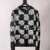 2021FW Mens Tröjor Män Crew Neck Knit Jumpers Utomhus Pullover Casual Print Unisex Sweater Högkvalitativa Långärmade Toppar