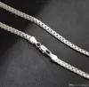 5mm 925 Silver Snake Benkedja Halsband Mode Kedjor Män Kvinnor Smycken Halsband DIY Tillbehör 20 22 24 26 28 30inch