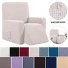 Poltrona Soft Chair Covers Protezione per mobili Antiscivolo Reclinabile Elastico All-inclusive Massaggio Divano 211207