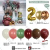 Décoration de fête 183pcs Ballons d'animaux Set Garland Kit Jungle Safari Supplies Favors Kids Boys Baby Shower Baby Shower9217318