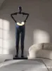 Напольные лампы Humanoid Art Lamp Art El Lobby Выставочный зал Creative Большой человеческий организм атмосфера скульптуры