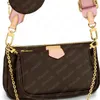 3 Pcs set Favorite Multi Pochette Messenger Bags Women Crossbody Purse Handbags Flowers Designers Shoulder Lady Leather bag276g