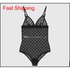 Andere zwembaden SpasHG Letters Tule bodysuit Mode kanten lingerie voor vrouwen Zacht Comfortabel ademend ondergoed Zwembad Spa Bea qylp321q