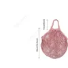 Einkaufstaschen Mesh Net String Bag Wiederverwendbare Tragetasche Gemüse Obst Aufbewahrungshandtasche Faltbar Home Handtaschen Lebensmitteltasche Stricktasche DAJ06