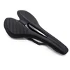 Bike Saddles T800 Carbon Fiber Road MTB Saddle Super Light Leather Comfortabel voor rijden