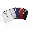 دروبشيب أزياء مصمم الرجال قمصان بولو الرجال قصيرة الأكمام تي شيرت الأصلي طية صدر السترة واحدة قميص سترة رياضية الركض دعوى M-3XL # 662
