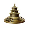 ERMAKOVA Metal World Famous Building Architecture Model Statue Landmark Tourist Souvenir Home Office Decoration 210607