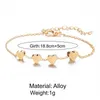 Link Chain Modyle 2022 Fashion Adjustable Heart Bracelet For Women Sample Jewelry Gift Inte22