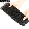 Human Hair Bulks 30 32 34 Inch Brazilian Virgin Extensions Afro Kinky Curly Natural Black 100% Unprocessed Weave Bundles SPARK