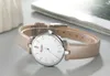 Curren nova pulseira de couro simples relógios mulheres analógico relógio de quartzo pulseira pulseira relógio de pulso feminino relógio senhoras vestido relógio 2019 q0524