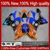 Motorfiets Lichaam voor Kawasaki Ninja ZX 10R ZX10 10 R 1000 CC ZX10R Orange Shark 08 09 10 Carrosserie 56NO.198 ZX1000 C 1000CC ZX-10R 2008 2009 2010 ZX1000C 2008-2010 Kuip