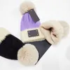 Çocuklar Tasarımcı Şapka Bebek Erkek Ve Kız Sonbahar Kış Sıcak Örme Beanies Genç Çocuk Sevimli Top Beanie Elastik Rahat Kafatası Caps 6 Renkler Mevcut