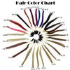Capelli umani Base in seta Topper 5 "X5" Chiusure Top Chiusure Centro Parte per le donne Il colore naturale può essere tinto