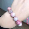 AAA Natuurlijke rode Rhodonite Gem mineraal voor sieraden maken ronde losse kralen DIY armband accessoires 15''-inches 6 8 10 12mm