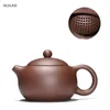 Yixing tea pot purple clay Xishi teapot beauty kettle Raw ore Handmade Tea set Tie Guanyin Puer 188 ball hole filter 210621