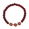 Kralen strengen mooie natuurlijke aardbeien kristallen armband voor vrouwen vrouwelijke retro Chinese stijl single circle mode sieraden inte22