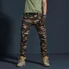 Erkekler Askeri Stil Kargo Pantolon Erkekler Su Geçirmez Nefes Erkek Pantolon Joggers Ordu Cepler Rahat Pantolon Artı Boyutu H1223