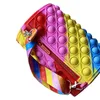 プッシュITフィジットのおもちゃコイン財布ネットレッドフィンガーバブル感覚子供の小袋ゼロジッパー減圧玩具